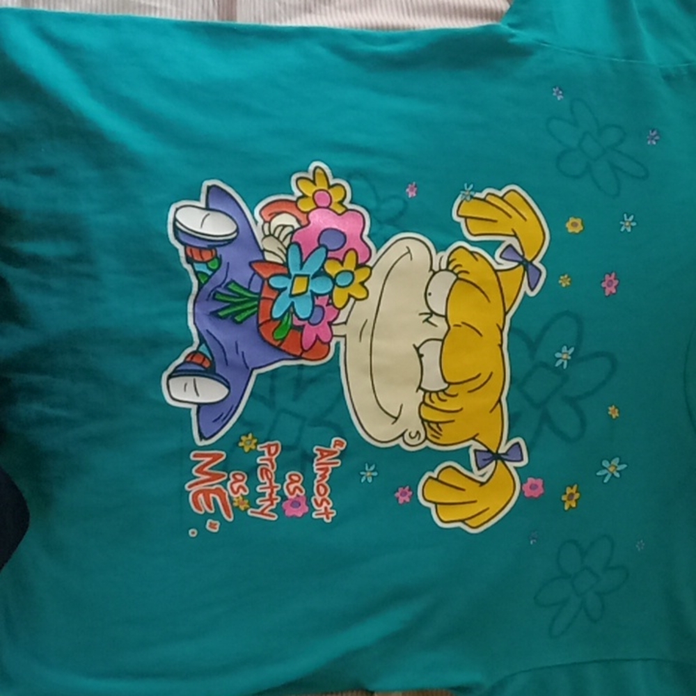 C 1997 Rugrats Angelica T-shirt "Almost as pretty as me"